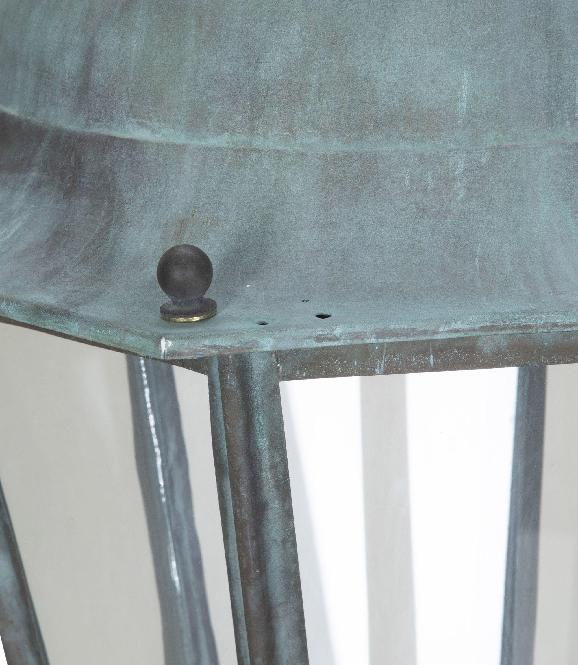 Farol francés de zinc de finales del siglo XIX Cinc en venta