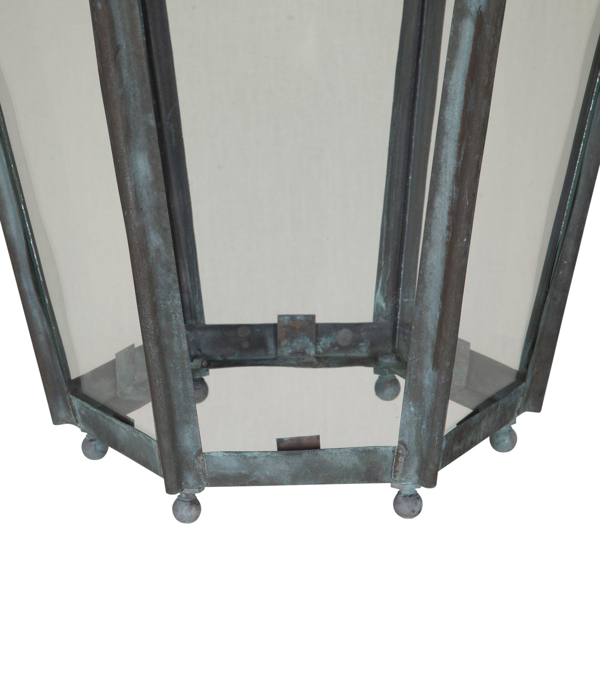 Farol francés de zinc de finales del siglo XIX en venta 1