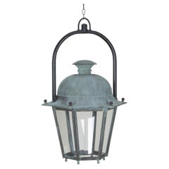 Late 19th Century French Zinc Lantern