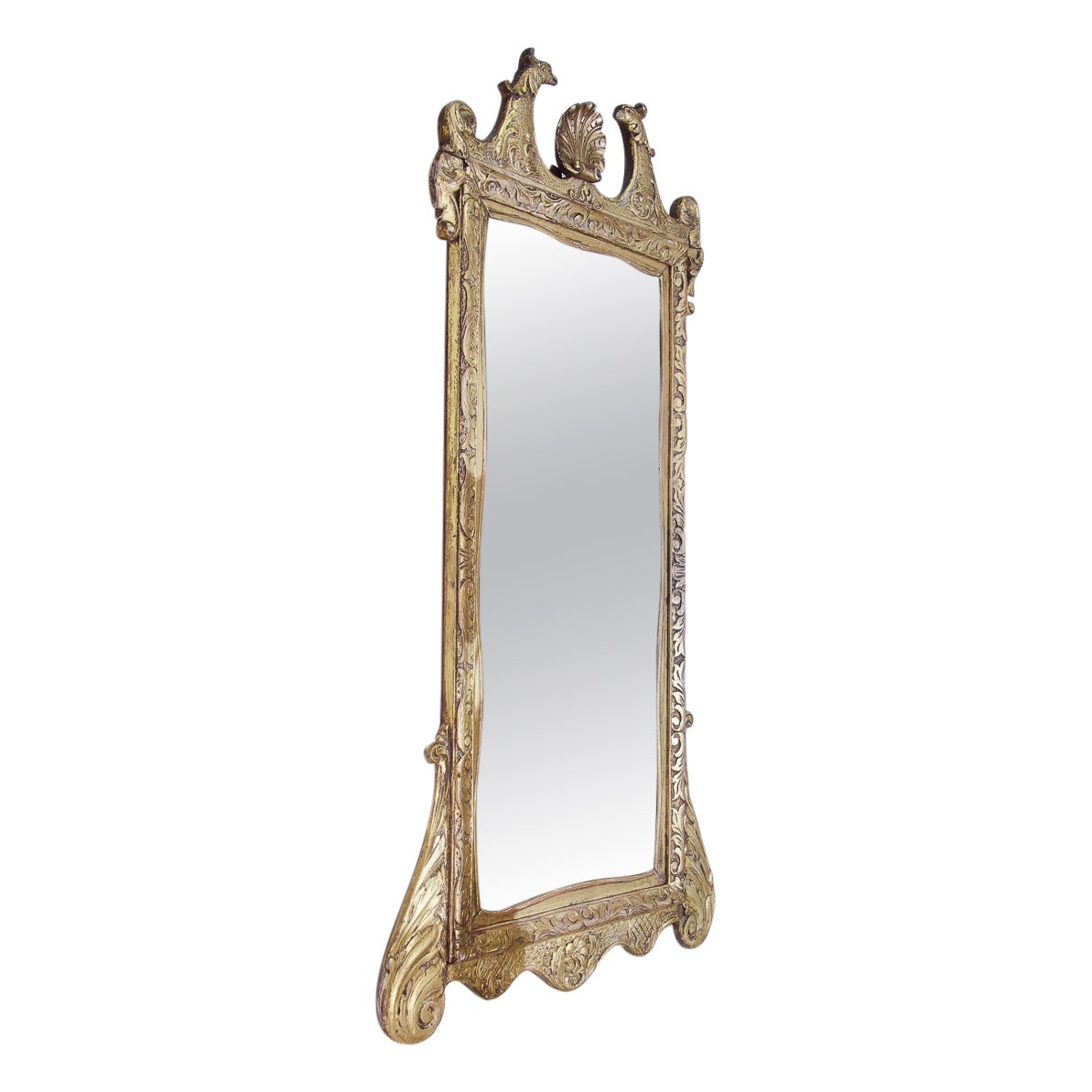 Late 19th Century George II Style Giltwood Wall Mirror