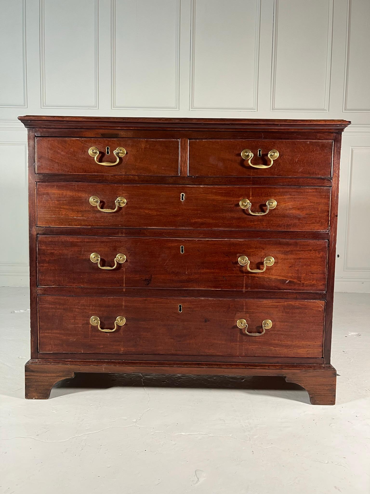 Late 19th Century Georgian Revival Chest of Drawers For Sale 1