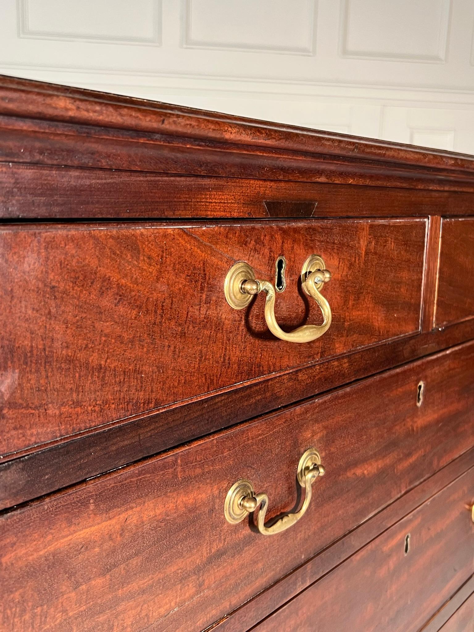 Late 19th Century Georgian Revival Chest of Drawers For Sale 2