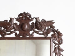 Late 19th Century German Black Forest Mirror