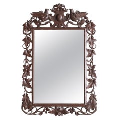 Late 19th Century German Black Forest Mirror