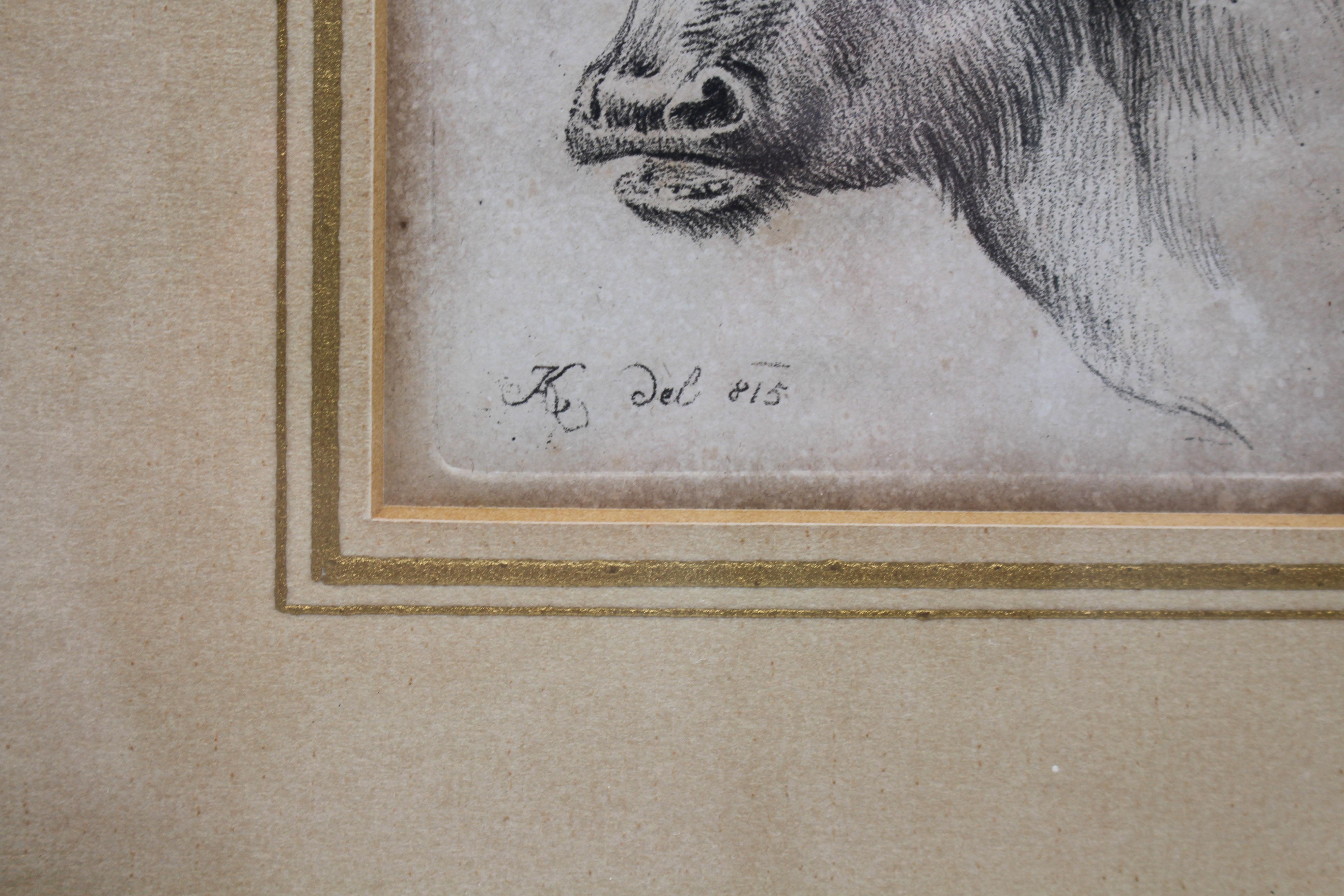 Grabado alemán de finales del siglo XIX 