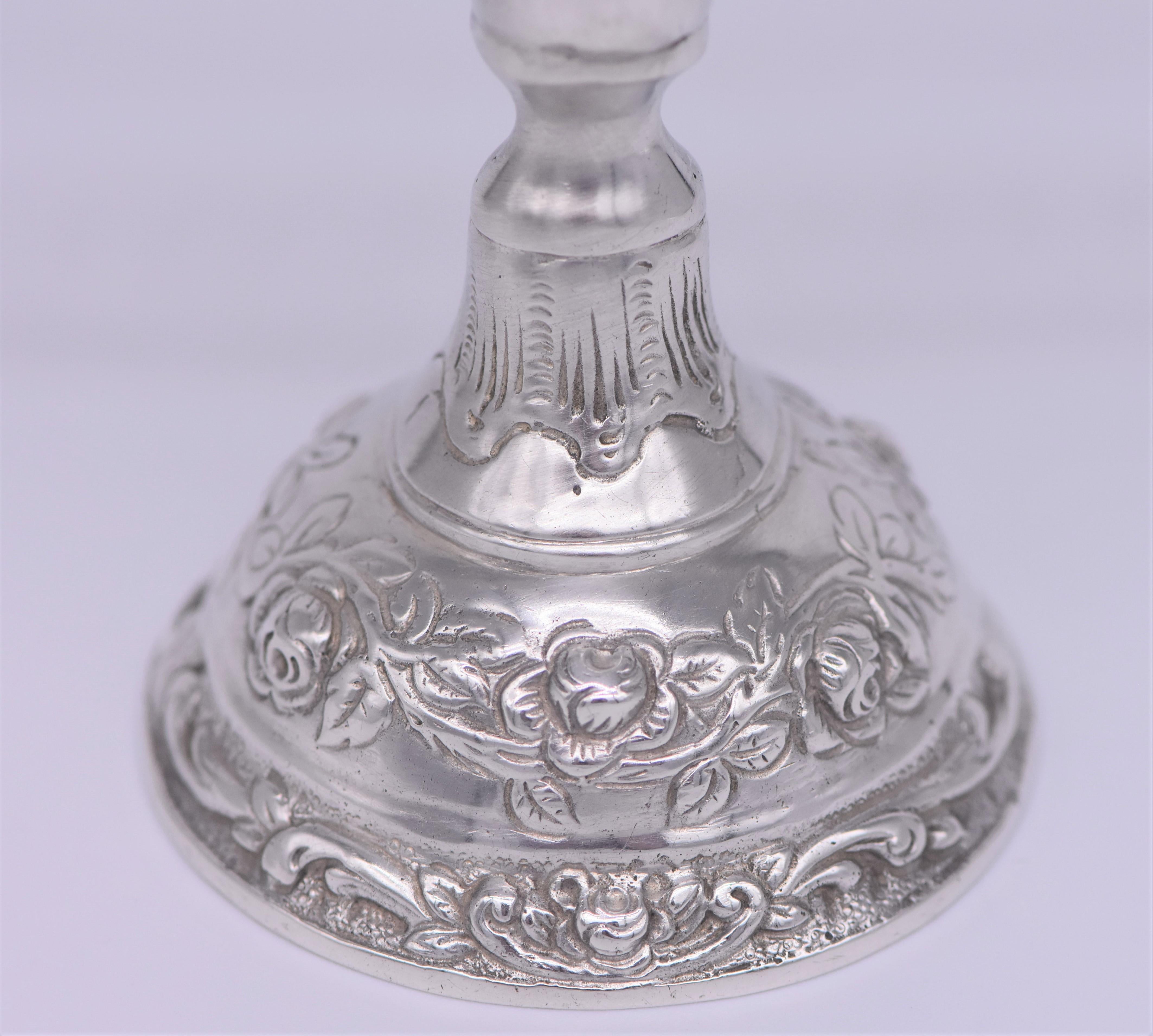 Late 19th Century German Silver Hanukkah Lamp 5