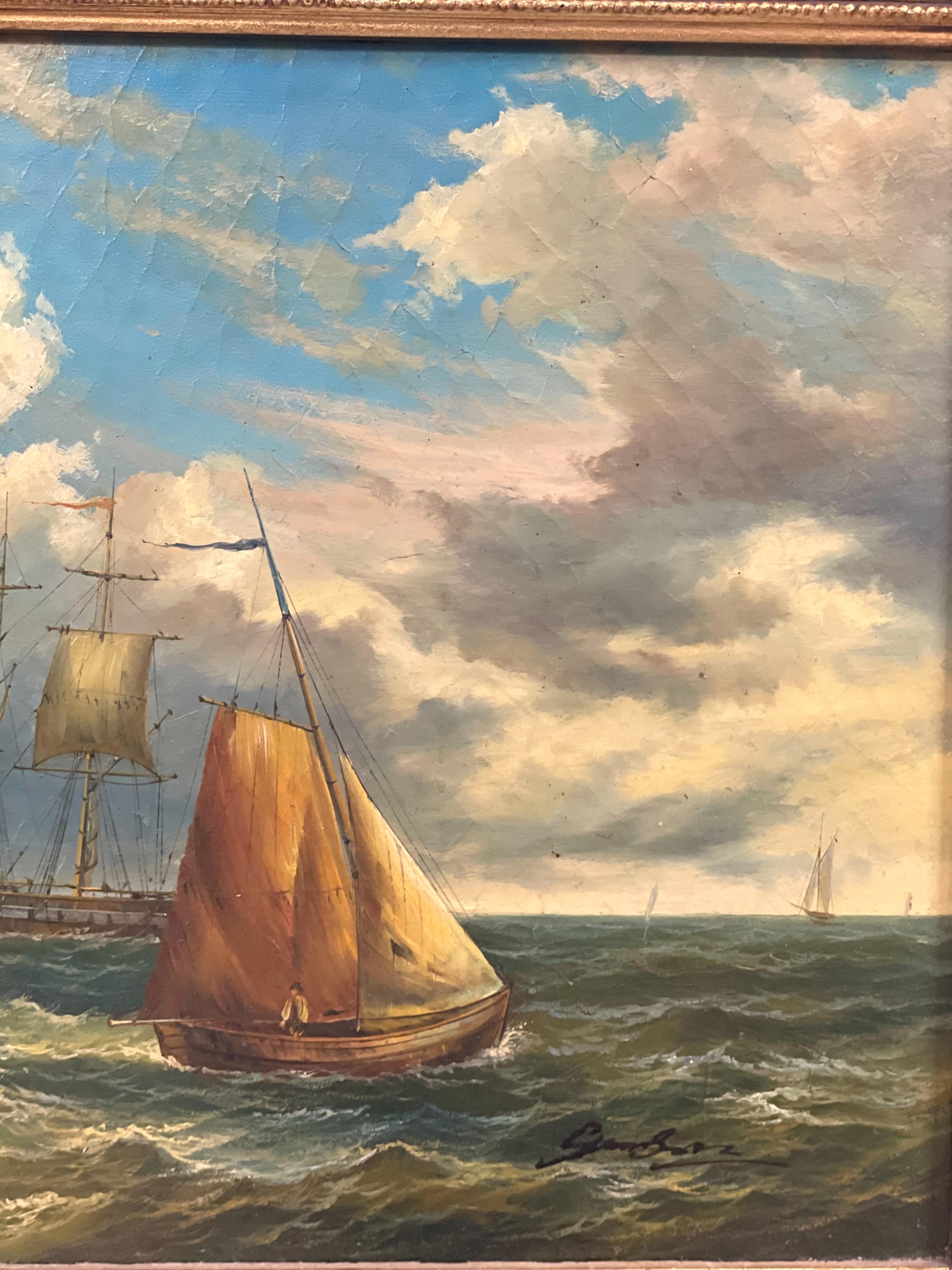 Questo squisito specchio trumeau della fine del XIX secolo è uno splendido esempio di artigianato classico francese, che combina funzionalità e abilità artistica. L'elegante cornice rettangolare è impreziosita da una raffinata finitura in legno