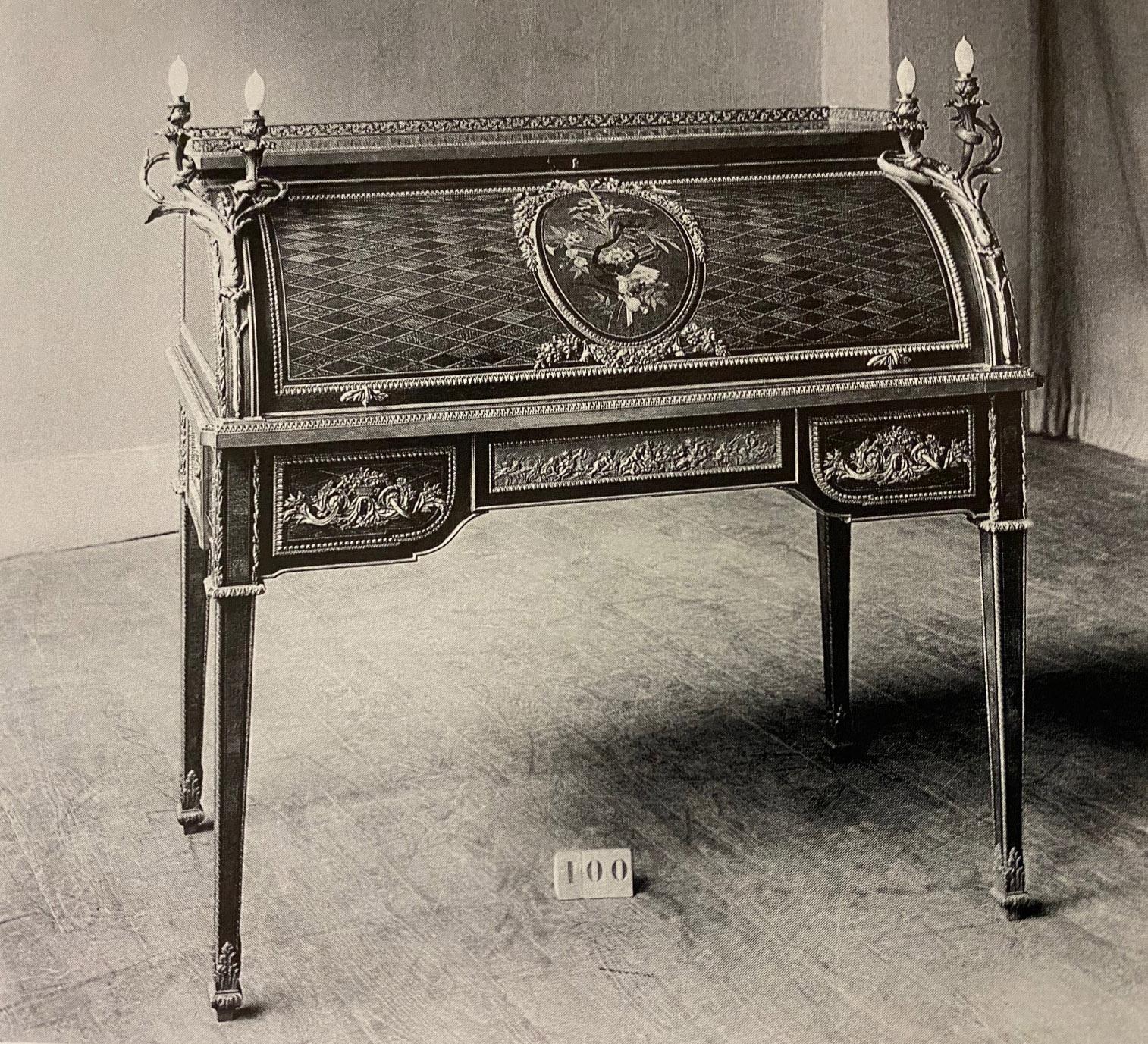 Late 19th Century Gilt Bronze Mounted Bureau a Cylindre by François Linke 5