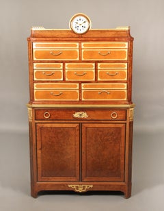 Late 19th Century Gilt Bronze-Mounted Cartonnier / Secretaire by Antoine Krieger