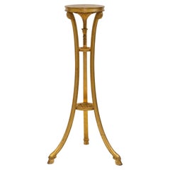 Late 19th Century Gesso & Giltwood  Torchère