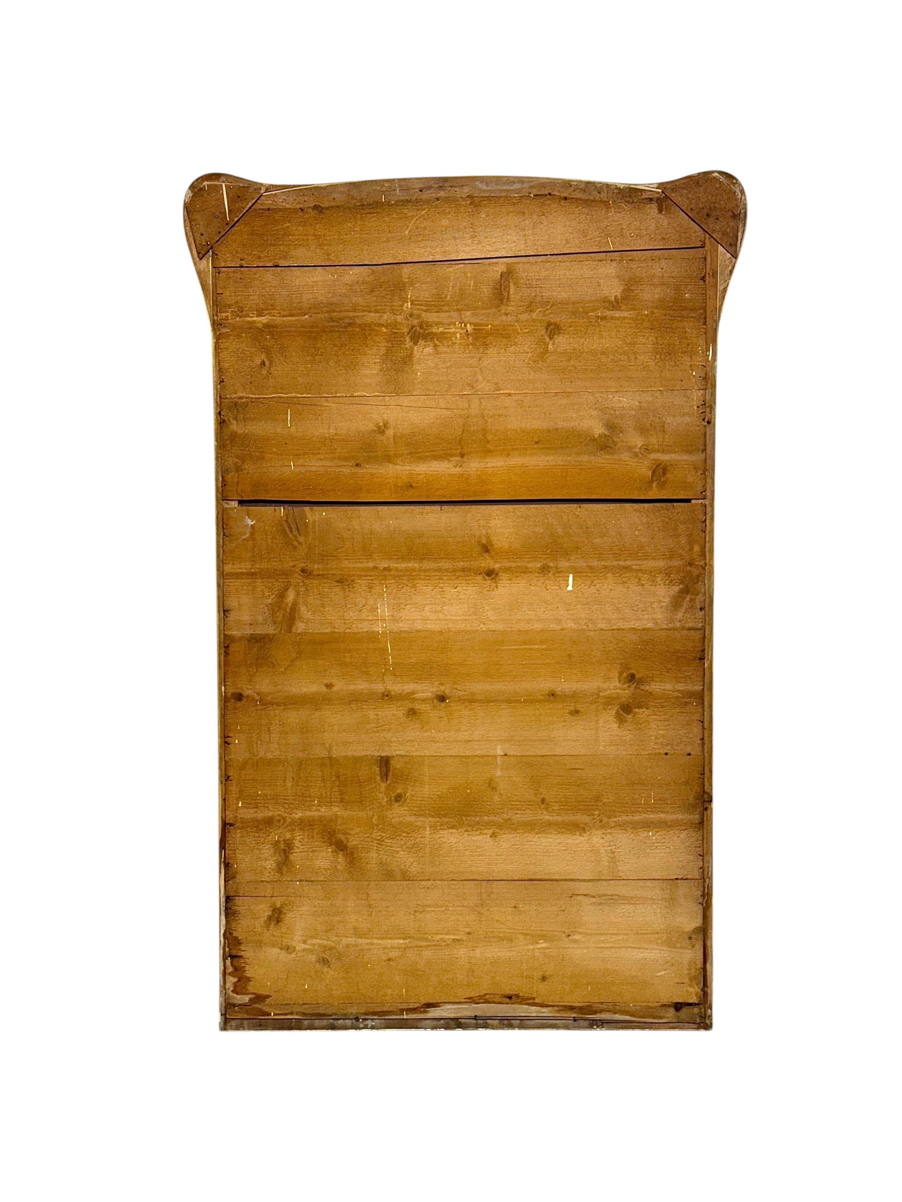 Late 19th Century Giltwood Mirror with Beveled Mercury Glass For Sale 8