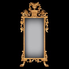 Ende des 19. Jahrhunderts Giltwood Pier Spiegel in der George III neo-klassischen Stil