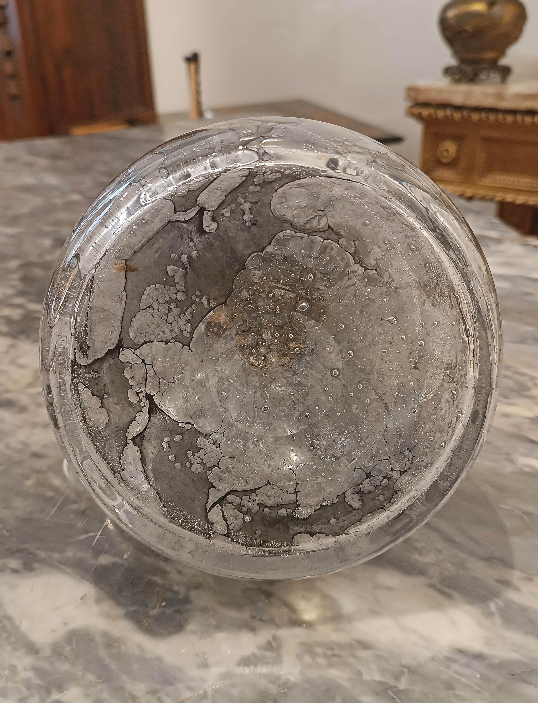LATE 19th CENTURY GLASS AND SILVER JUG For Sale 3