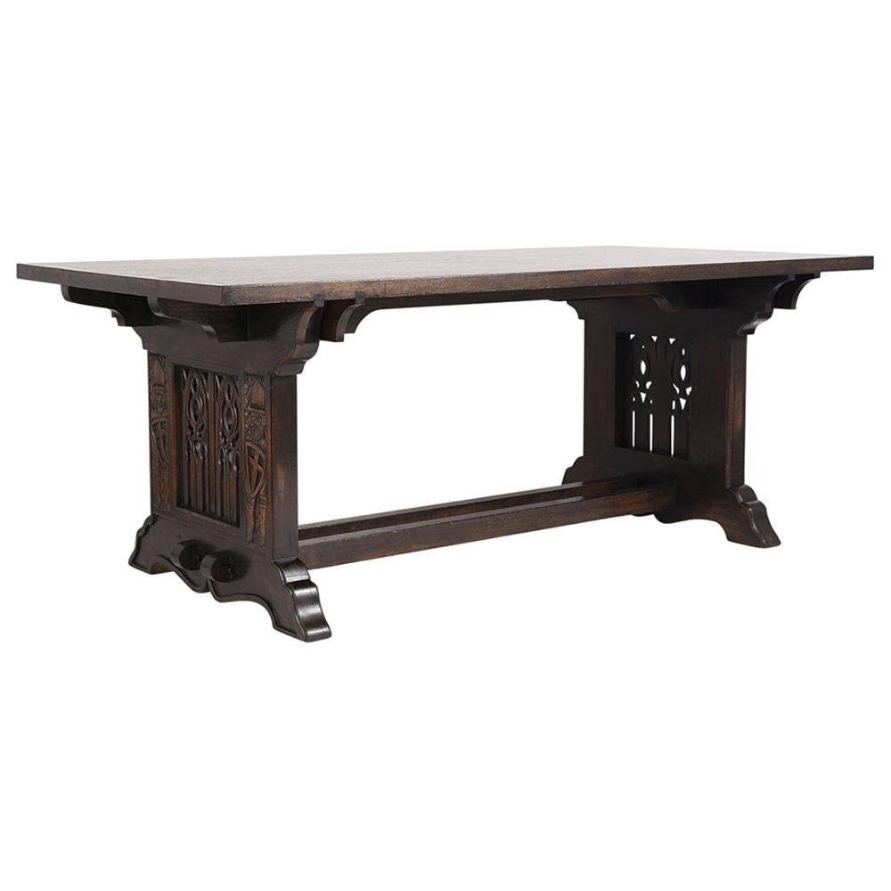 Late 19th Century Gothic Dining Table at 1stDibs