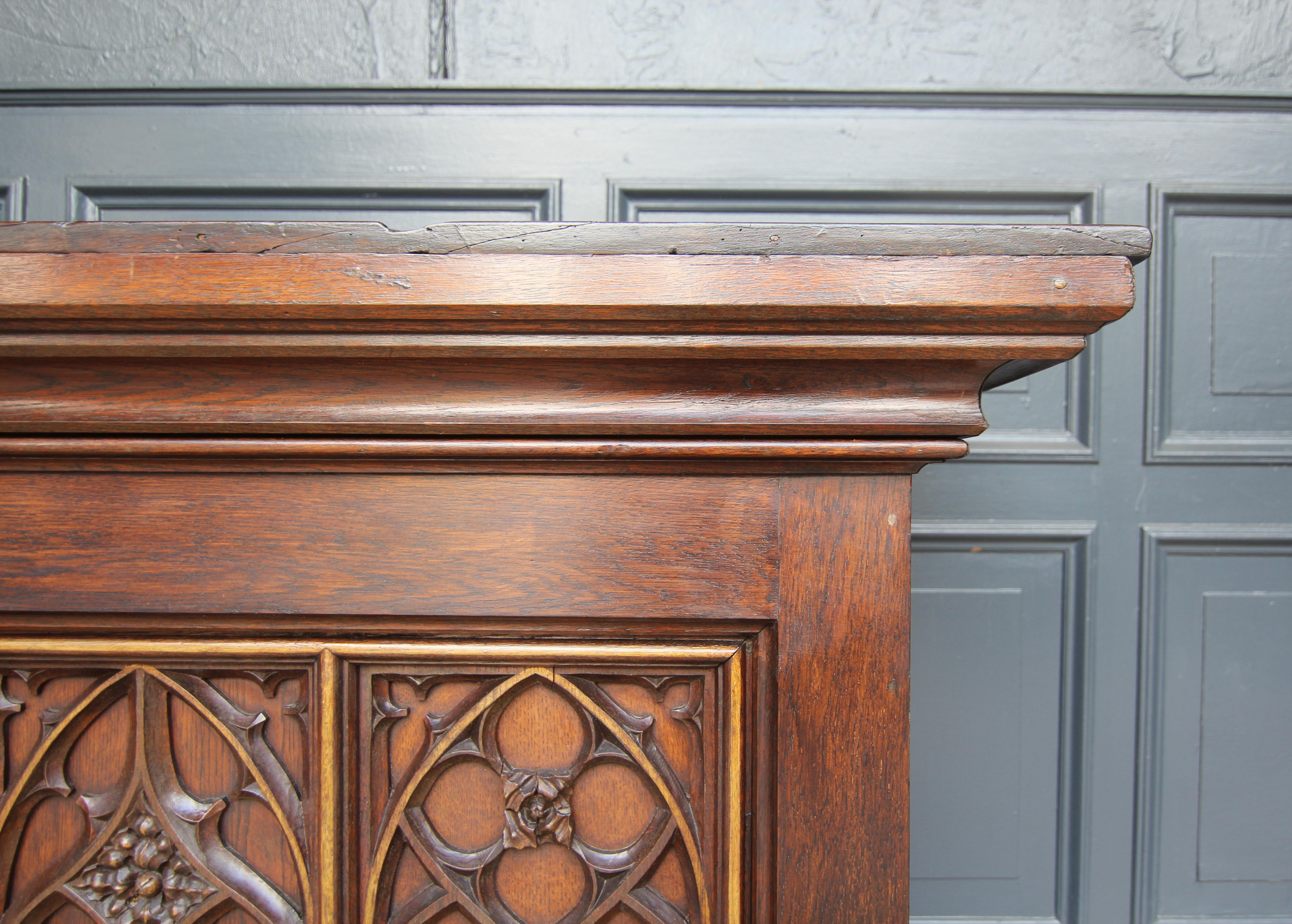 Late 19th Century Gothic Revival Shop Counter made of Oak 6