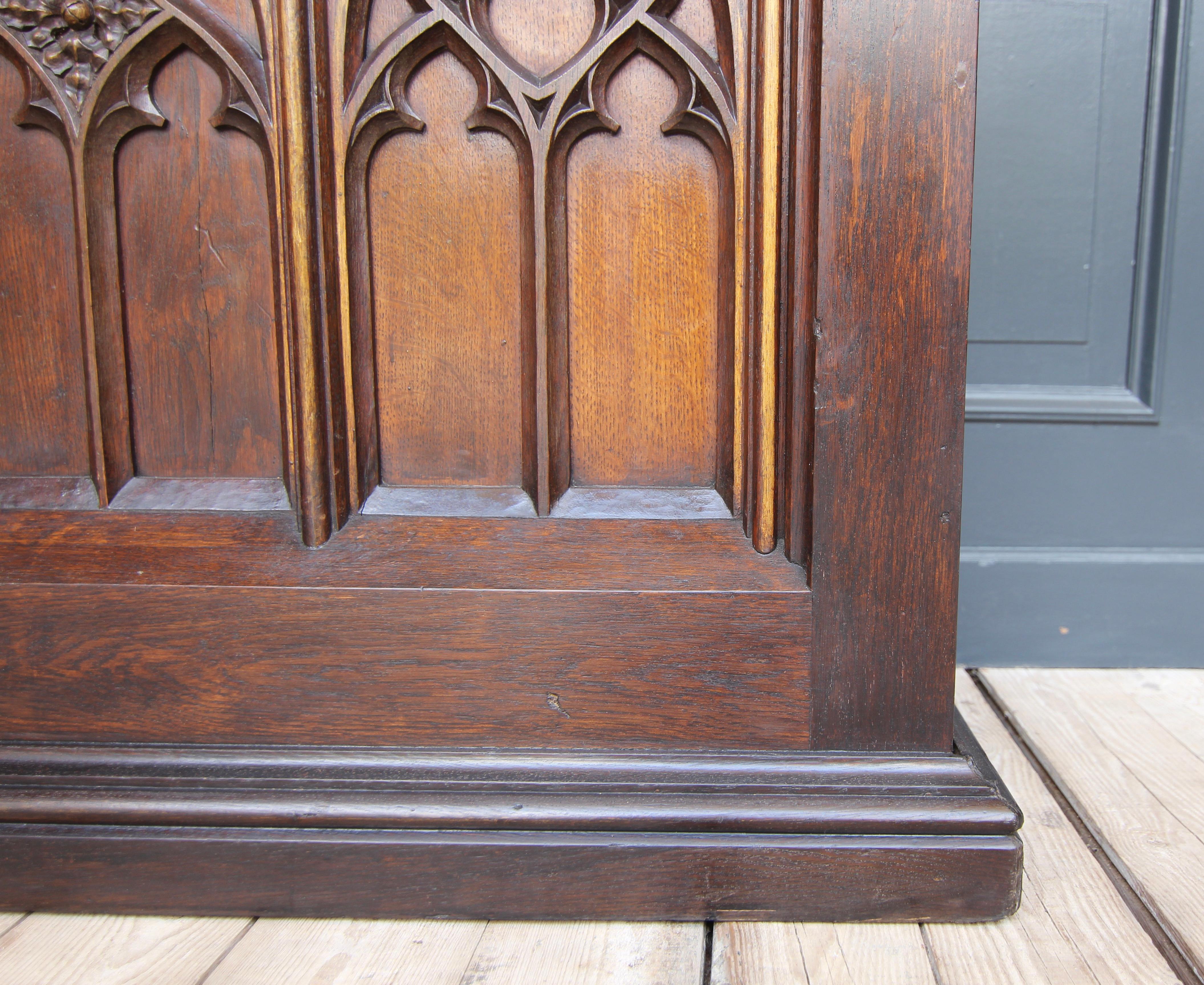Late 19th Century Gothic Revival Shop Counter made of Oak 7