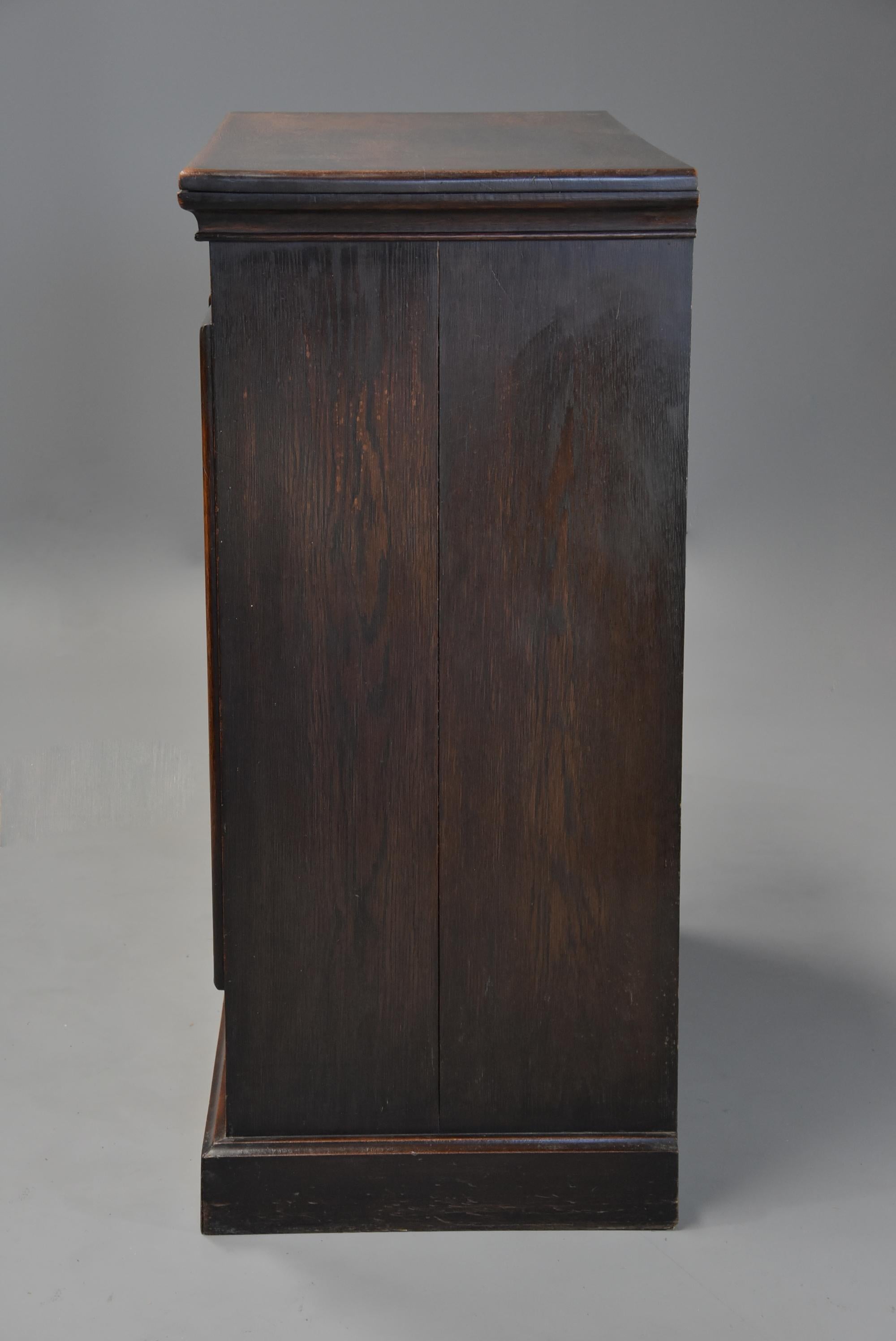 Late 19th Century Gothic Style Oak Cupboard 5