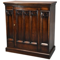 Late 19th Century Gothic Style Oak Cupboard