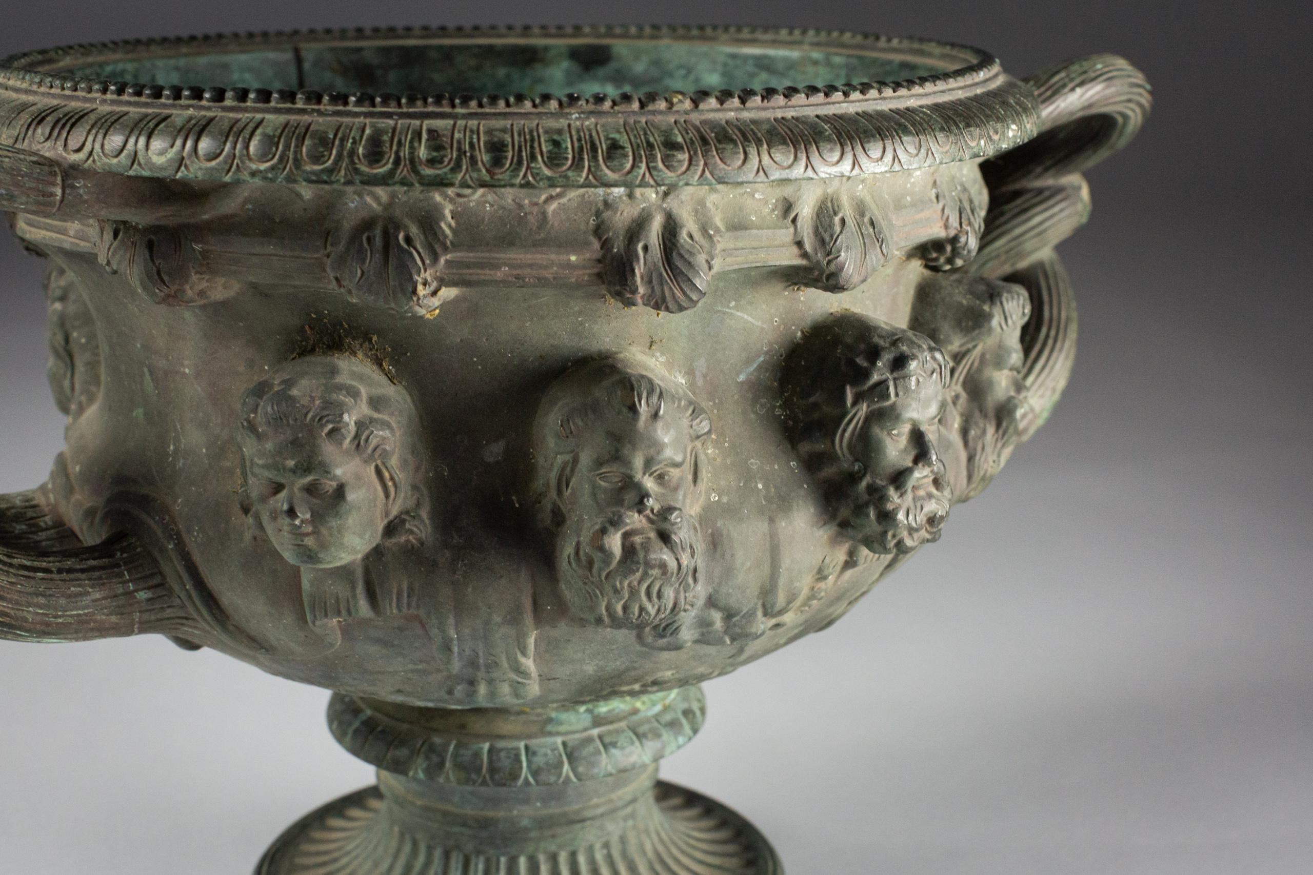 Late 19th Century Grand Tour Bronze Albani Vase For Sale 6