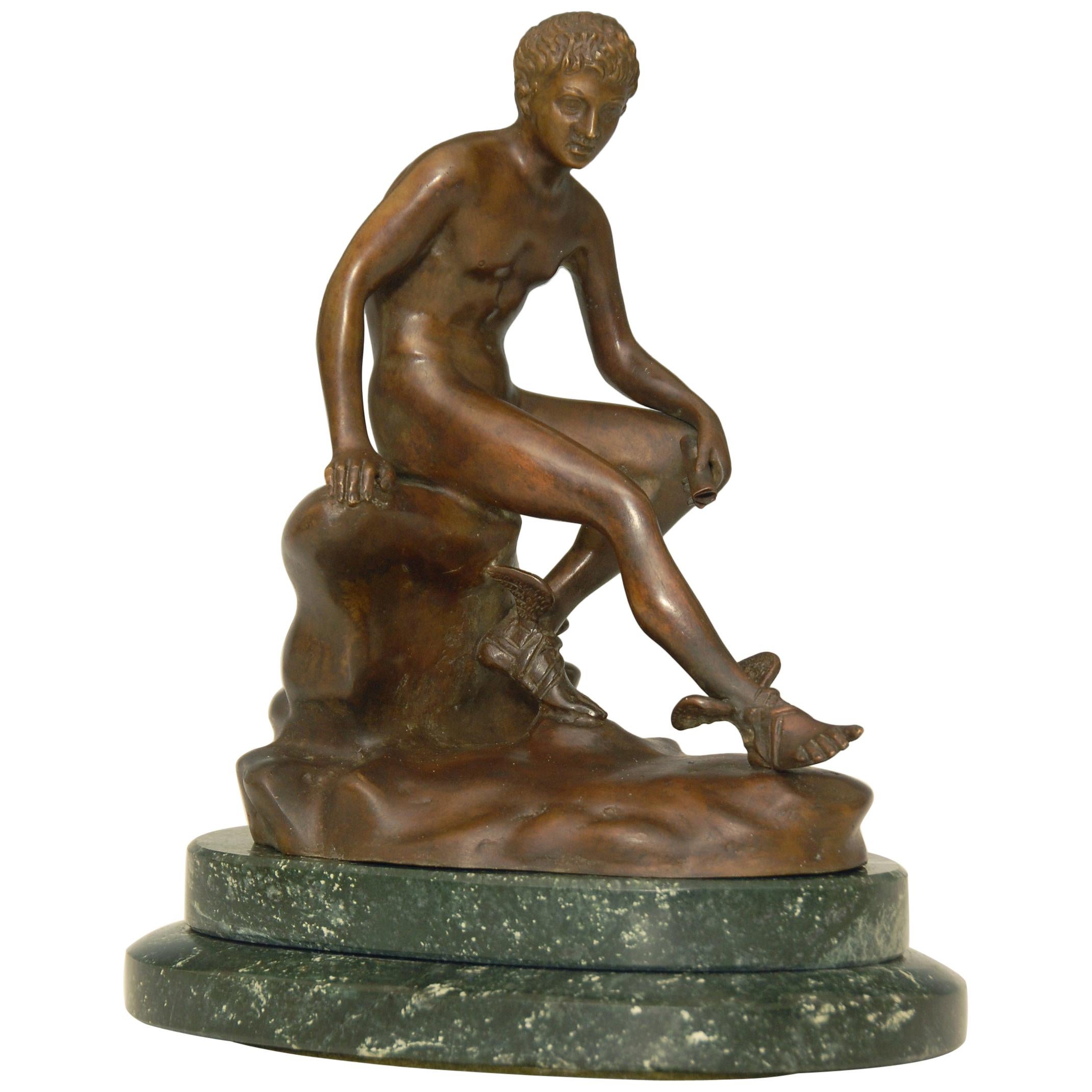 Late 19th Century Grand Tour Bronze of Hermes For Sale