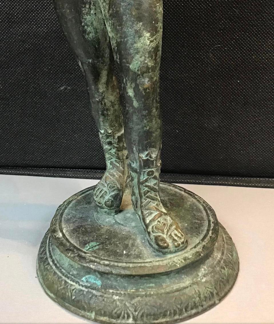 Italian Late 19th Century Grand Tour Bronze of Narcissus