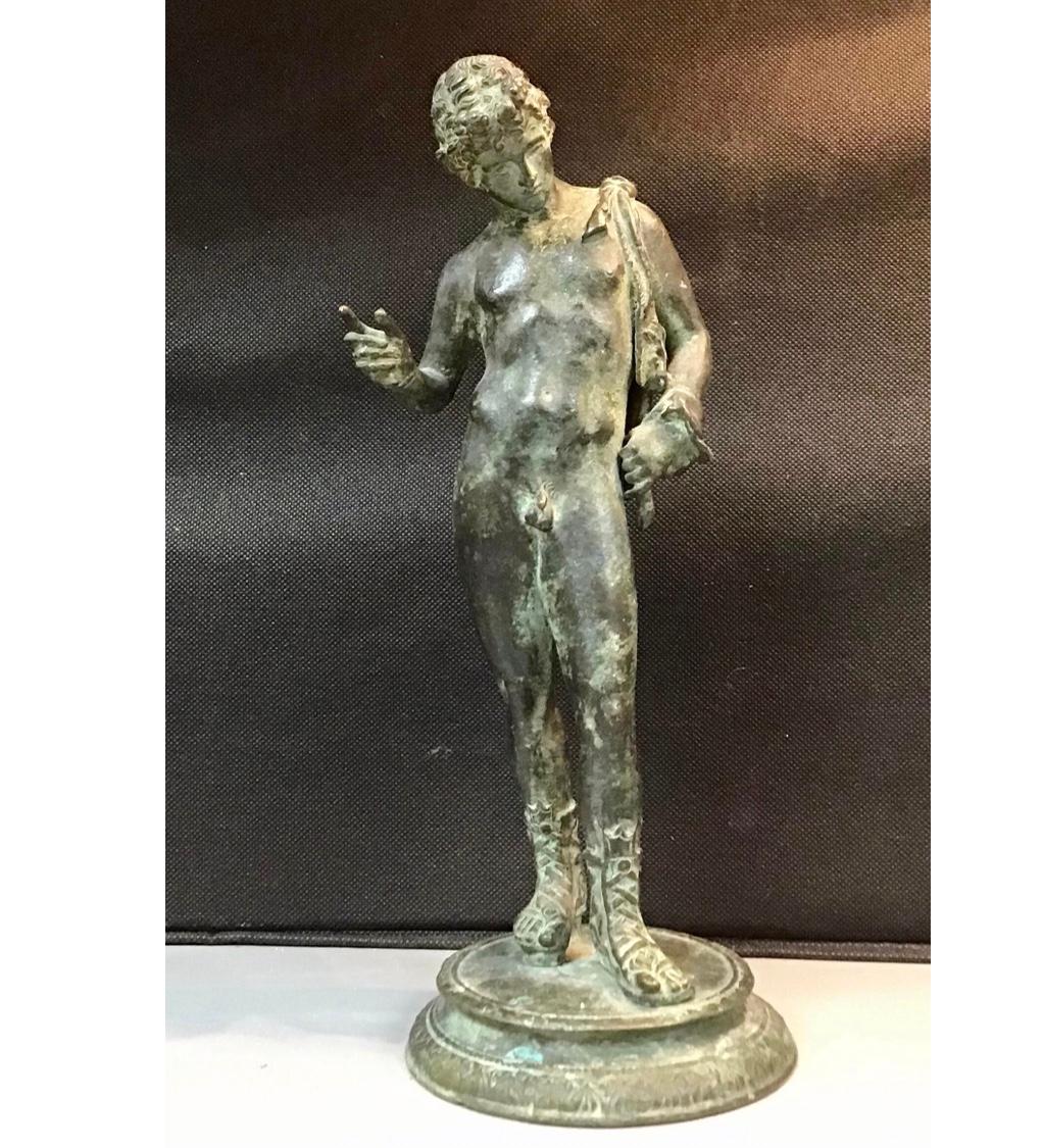 Late 19th Century Grand Tour Bronze of Narcissus 3