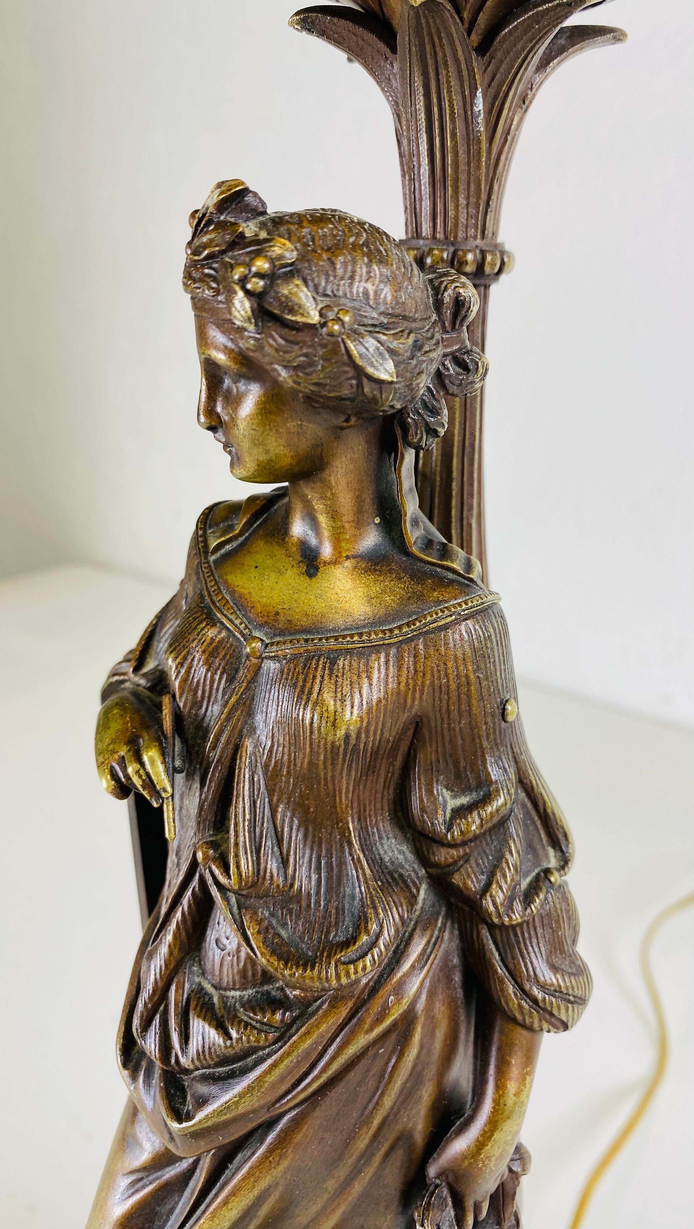 Candelabros de bronce italianos de gran viaje de finales del siglo XIX en venta 3