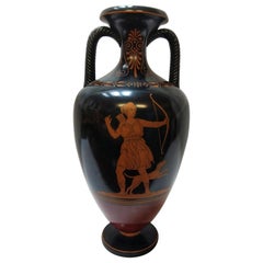 Diana die Jägerin Vase im griechisch-römischen Stil des späten 19.