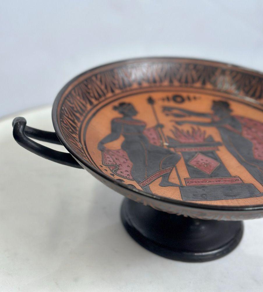 Late 19th Century Greek Ceramic Attic Ware Set In Good Condition For Sale In Los Angeles, CA