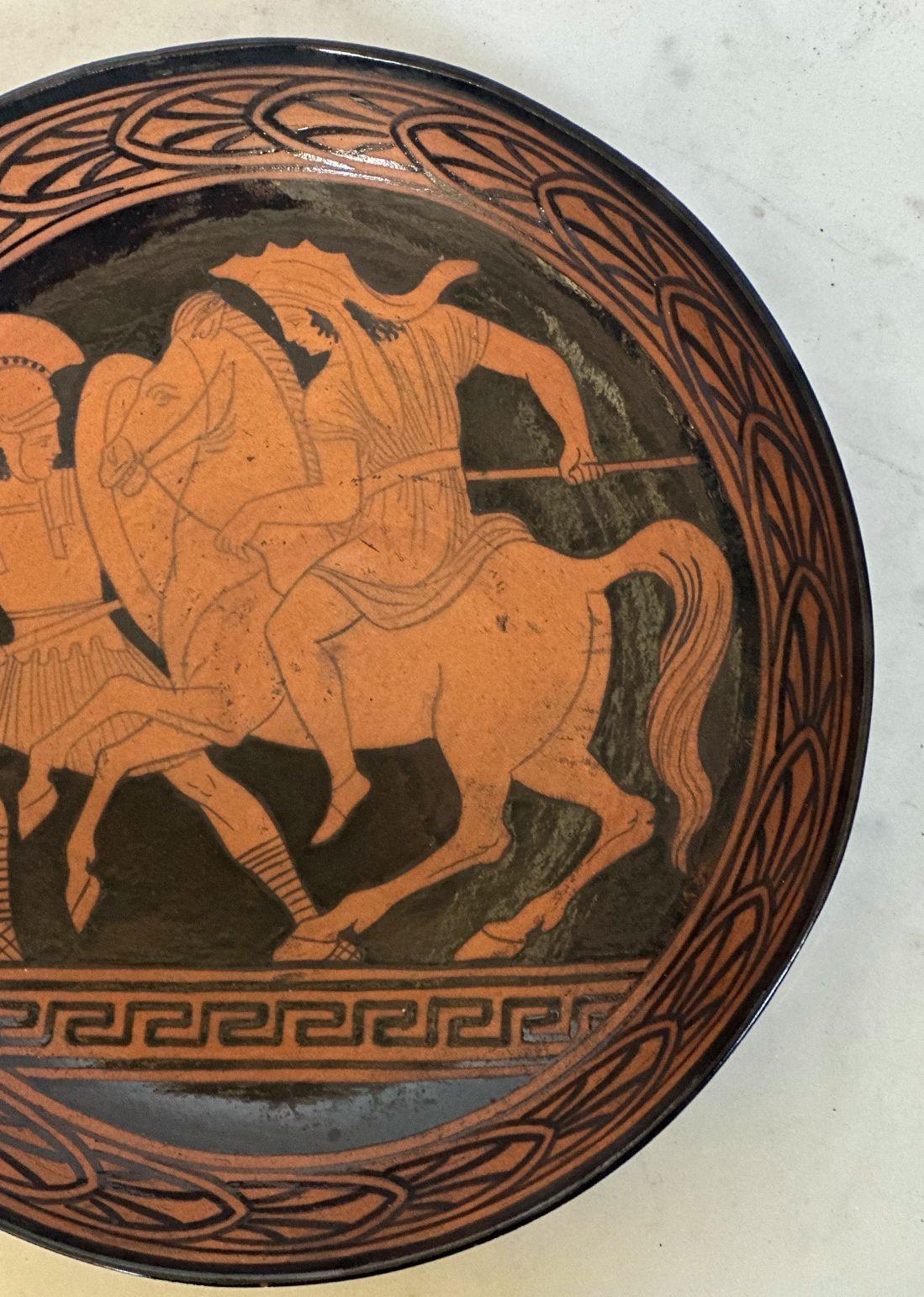 Late 19th Century Greek Ceramic Attic Ware Set For Sale 1