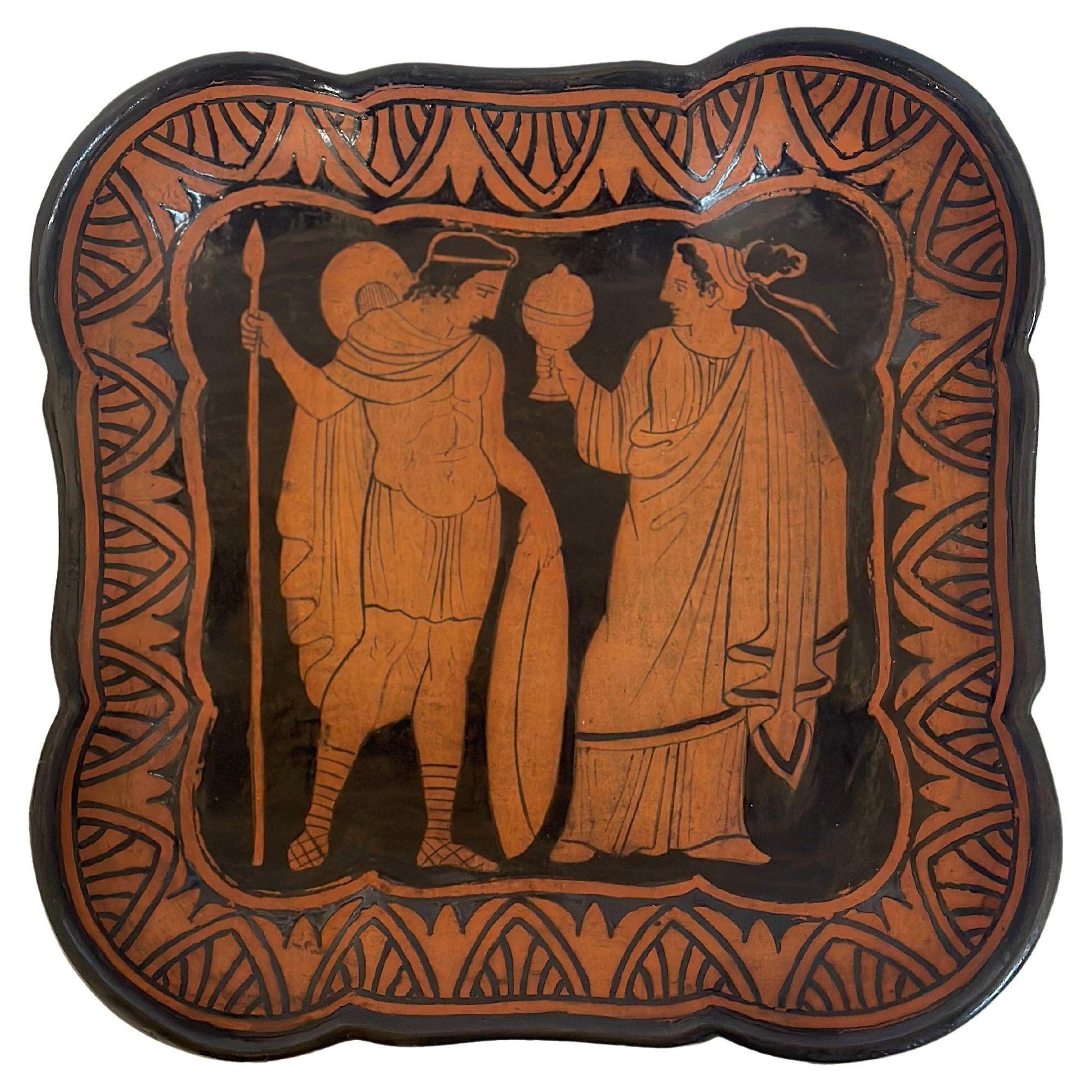 Late 19th Century Greek Ceramic Attic Ware Set For Sale 3
