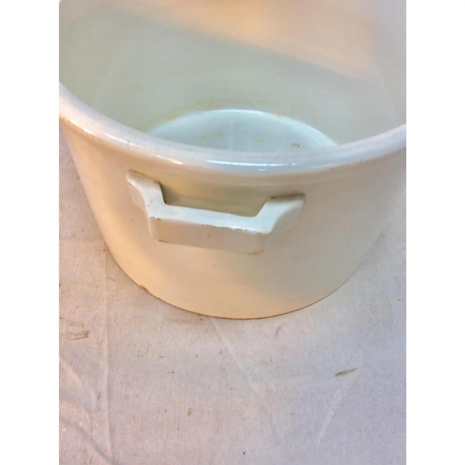 Late 19th Century H. Boulenger & Cie Choisy Le Roi French Ironstone Bowl For Sale 1