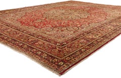 Late 19th Century Haji Khalili Persian Tabriz Rug Carpet Modern Style