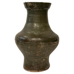 Late 19th Century Han Style Glazed Earthenware Vase