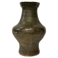 Late 19th Century Han Style Glazed Earthenware Vase