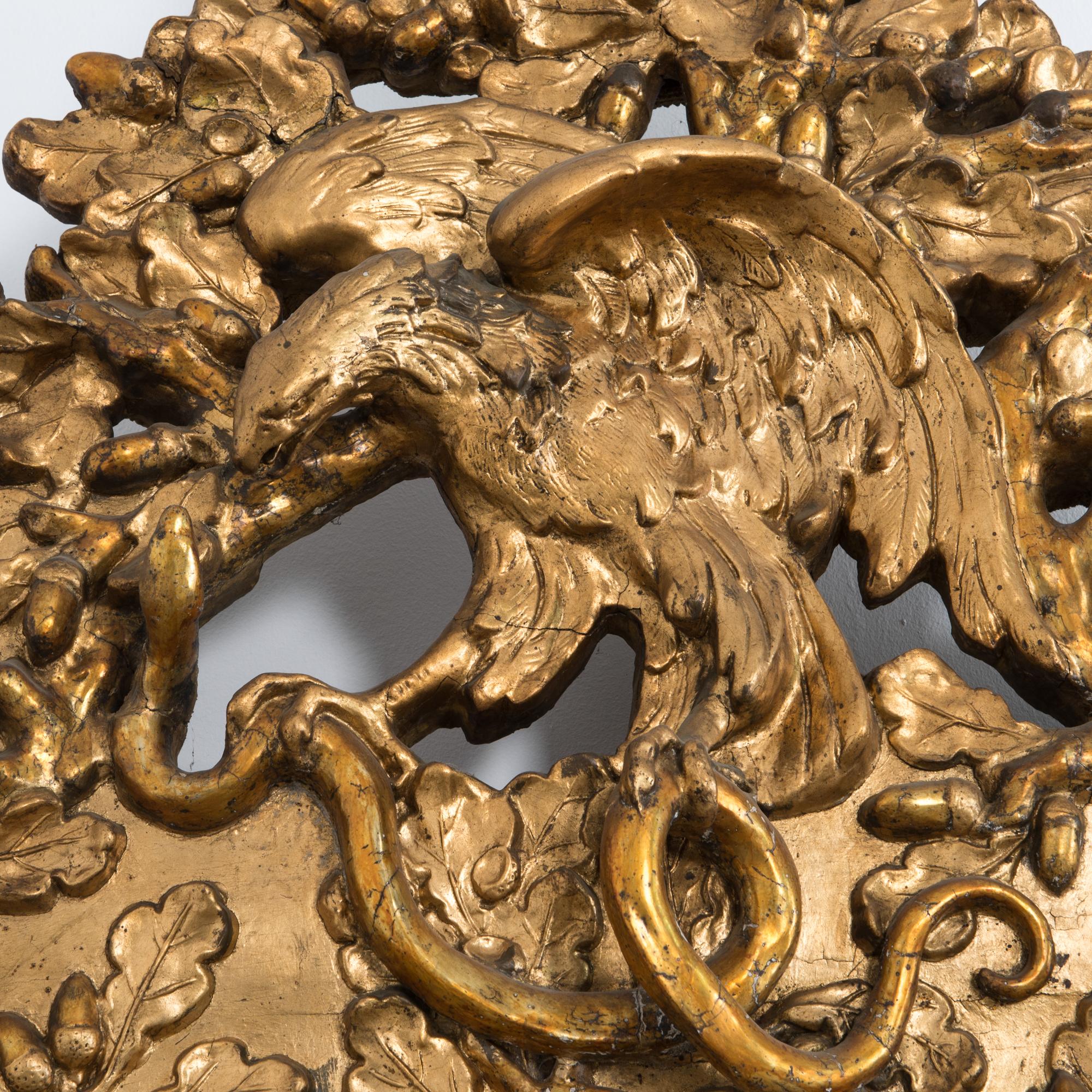 Hardwood Late 19th Century Hand Carved Ornate Austrian Mirror