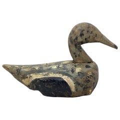Late 19th Century Hand Painted Duck Decoy Antique, German