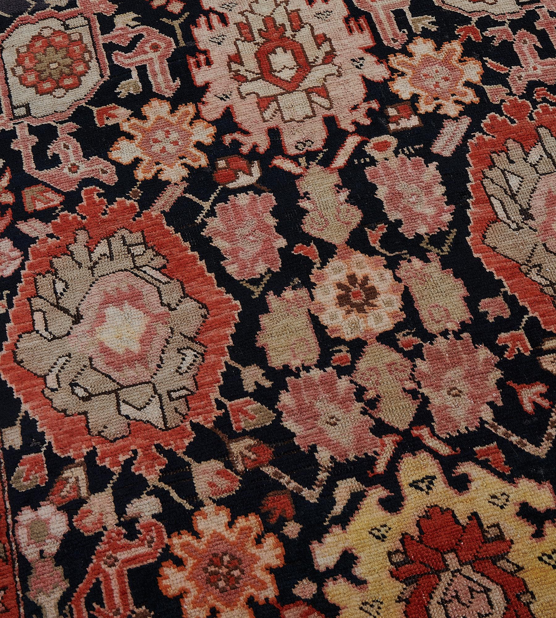 Late 19th Century Hand-Woven Antique Karabagh Runner For Sale 2
