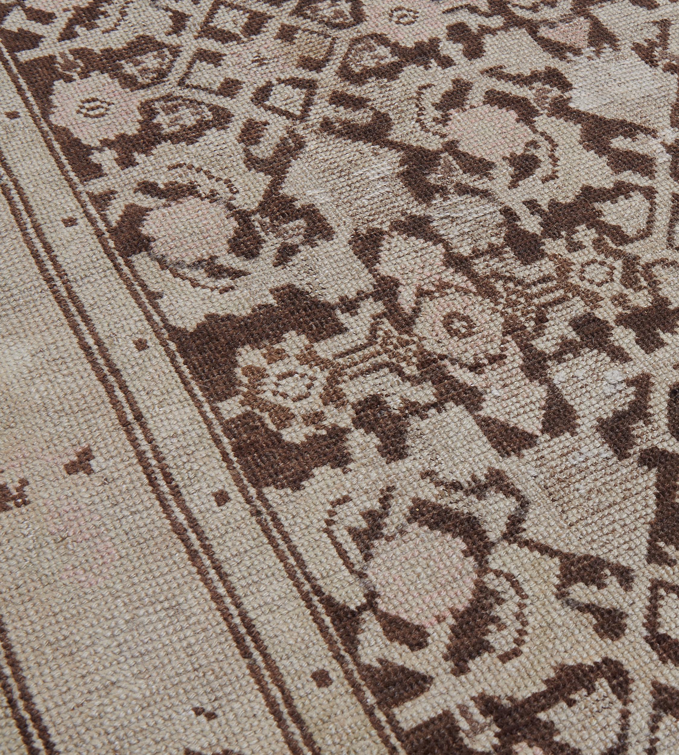 Hand-Woven Late 19th Century Handwoven Persian Karabagh Runner For Sale