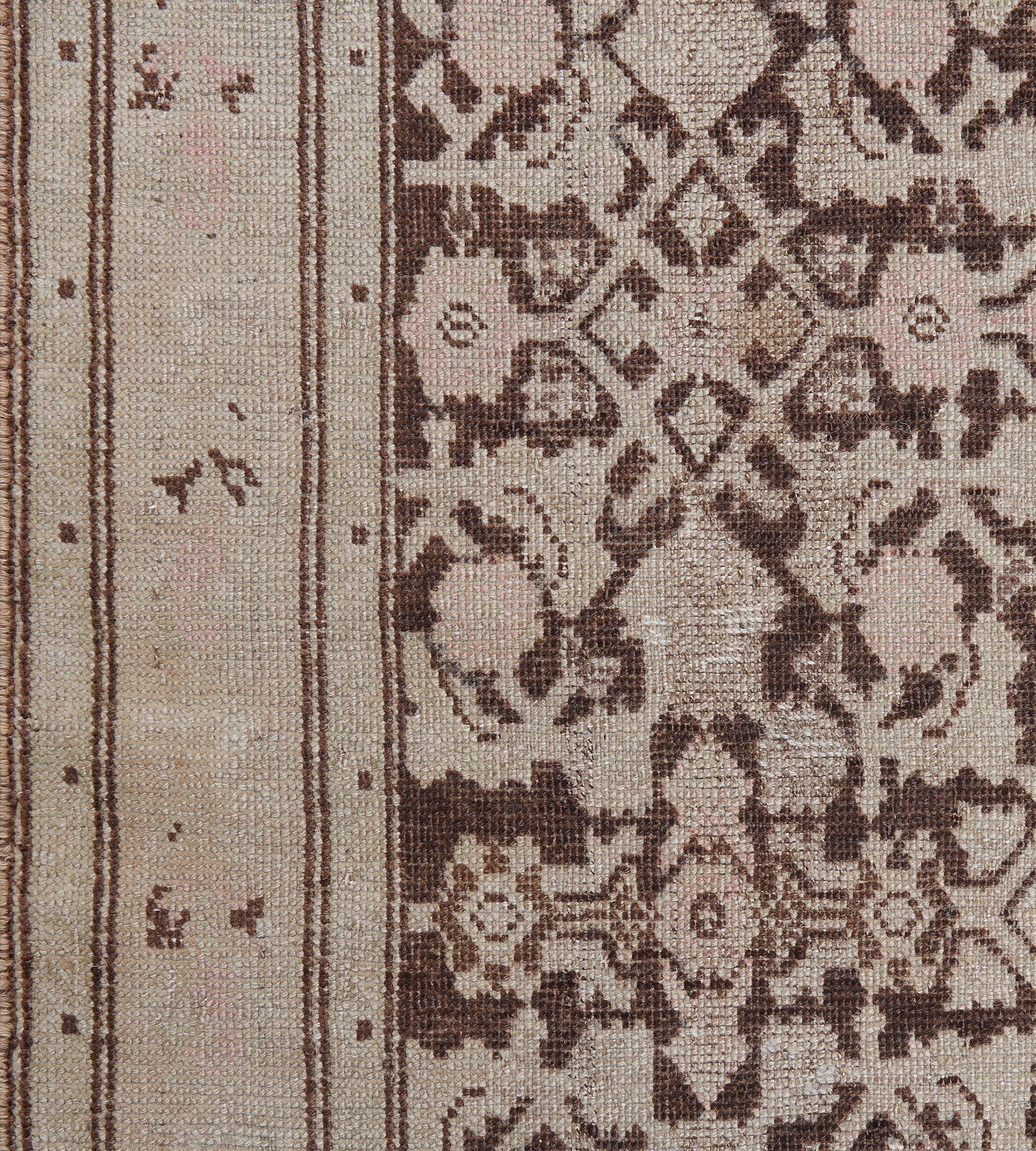 Wool Late 19th Century Handwoven Persian Karabagh Runner For Sale