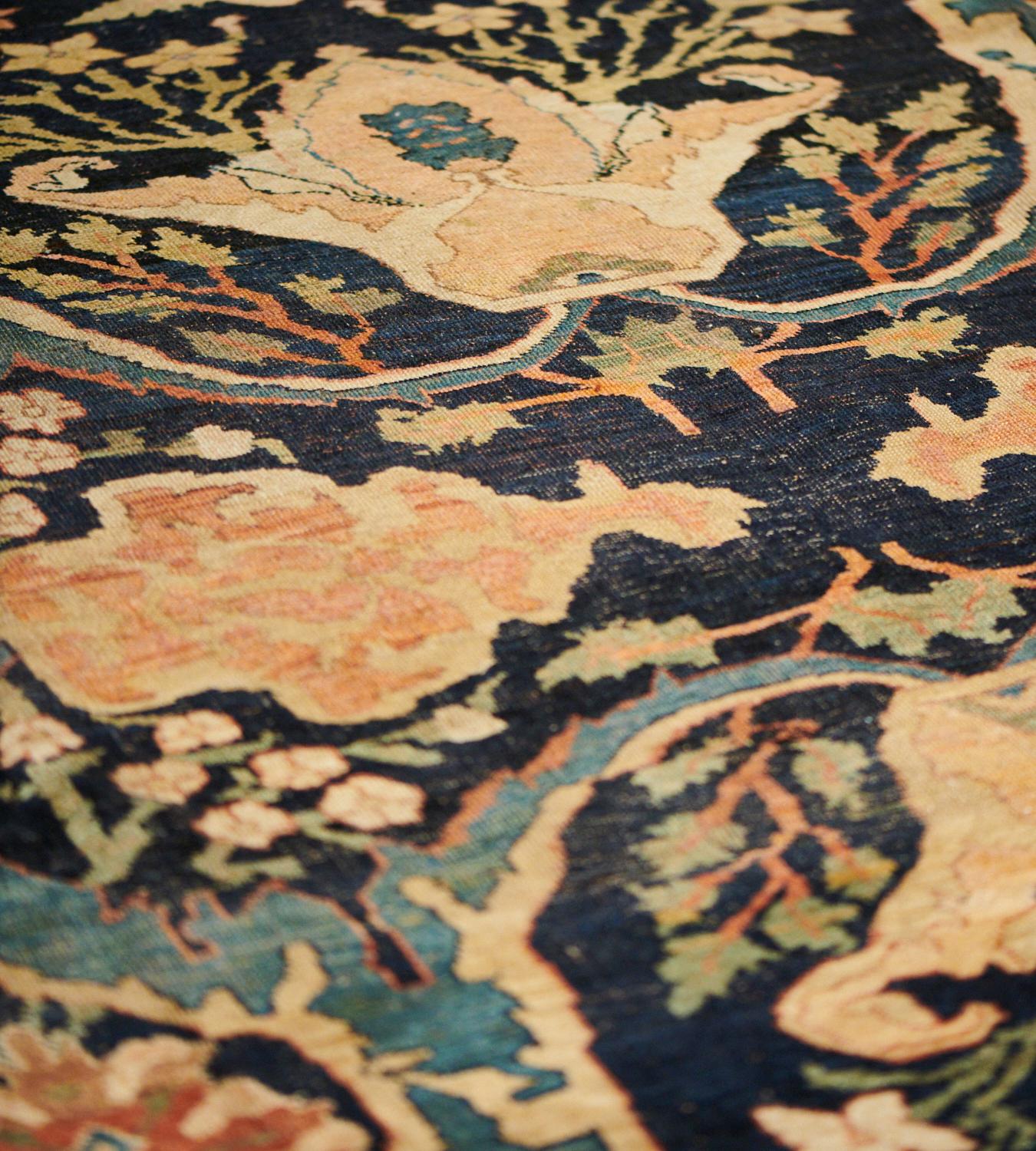 XIXe siècle Fin du 19e siècle - Tapis Bidjar en laine, tissé à la main, à motifs floraux en vente
