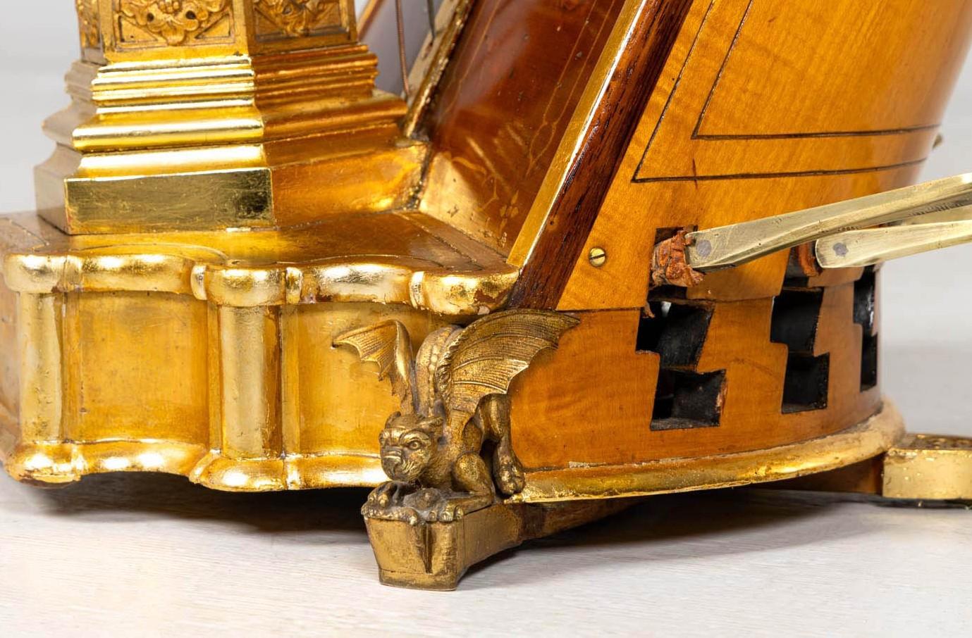 Harpe de la fin du 19e siècle par Sebastian Erard, instrument de musique de 1897 en vente 5