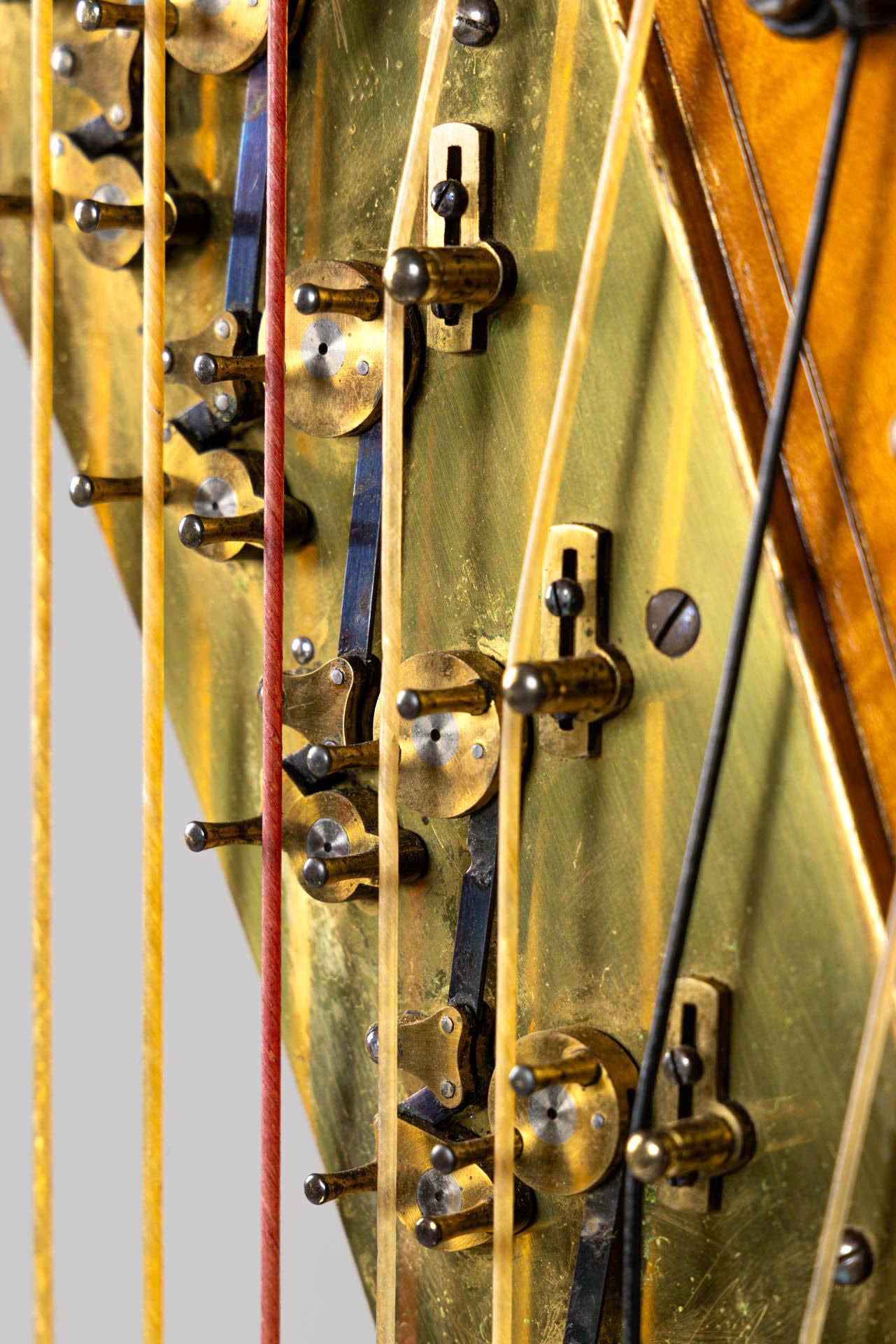 Harpe de la fin du 19e siècle par Sebastian Erard, instrument de musique de 1897 en vente 9