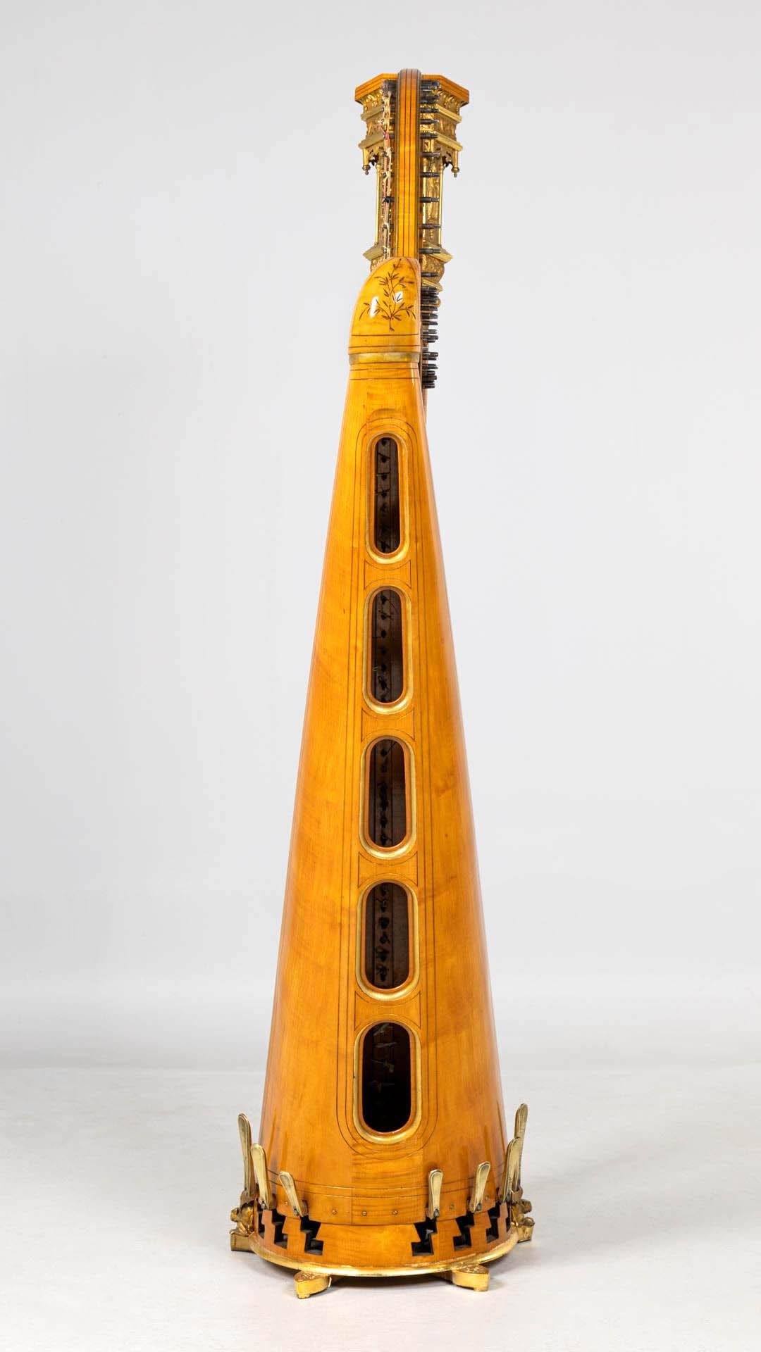 Harpe de la fin du 19e siècle par Sebastian Erard, instrument de musique de 1897 en vente 1