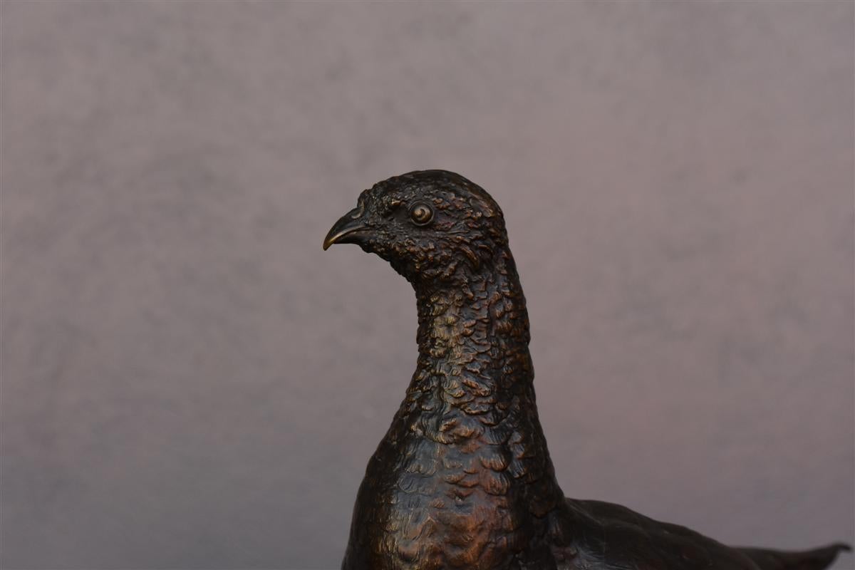 Late 19th Century Hen Pheasant in Bronze 1