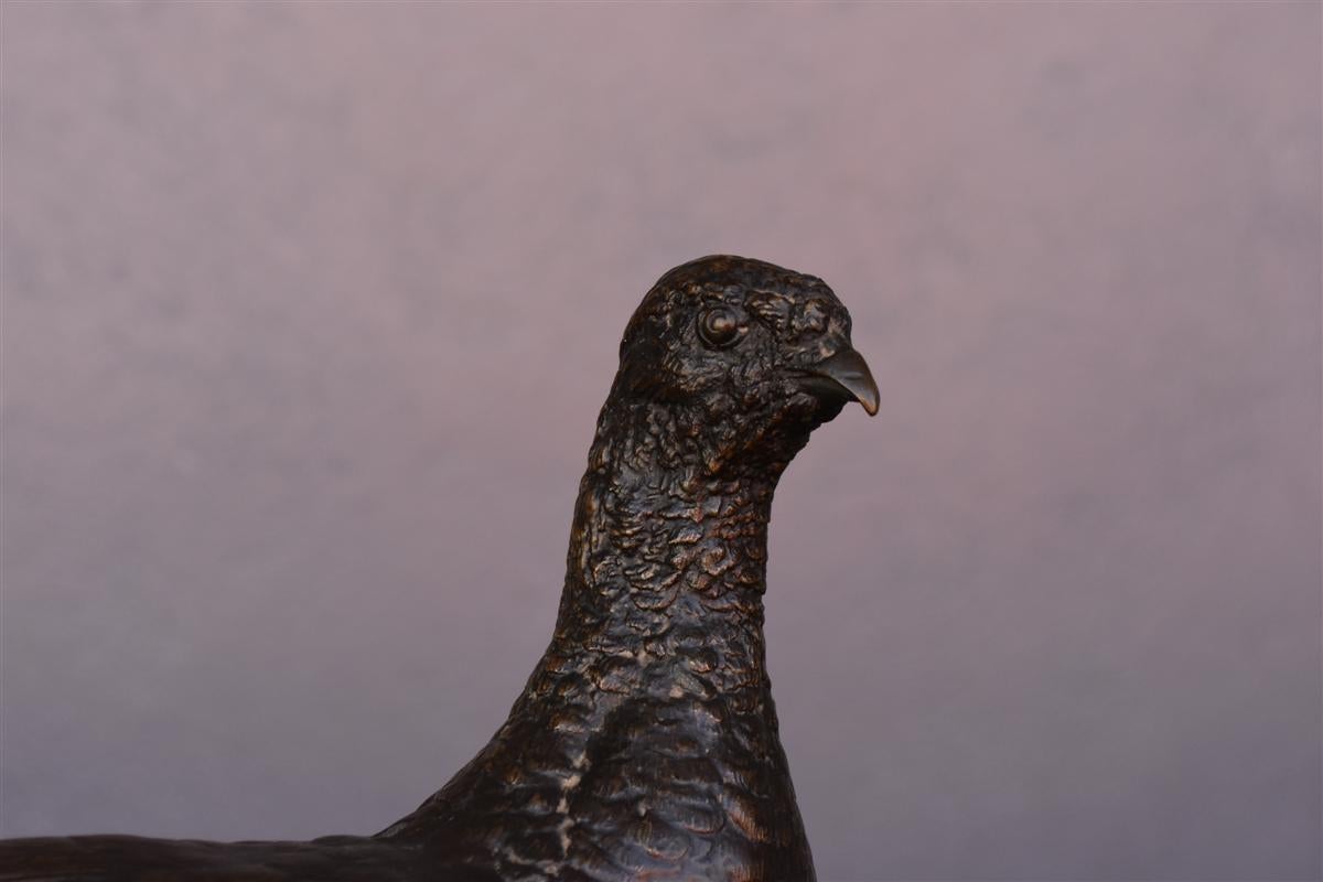 Late 19th Century Hen Pheasant in Bronze 2