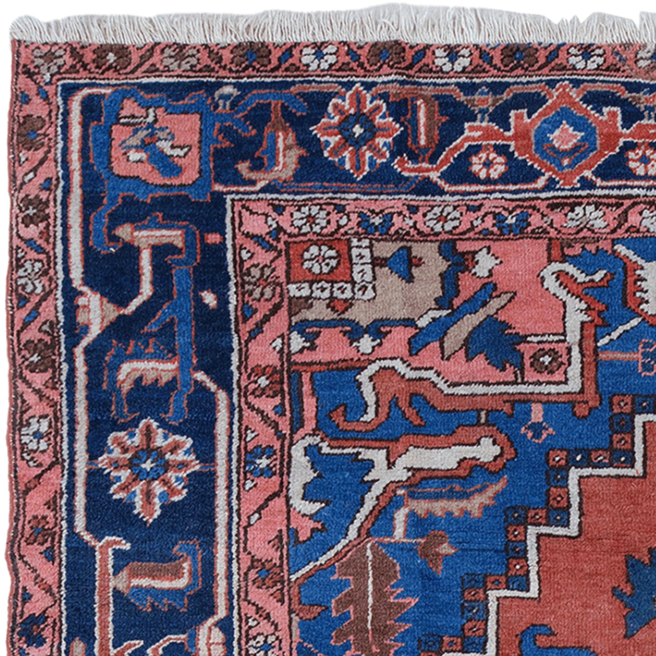 Heriz-Teppich aus dem späten 19. (19. Jahrhundert) im Angebot