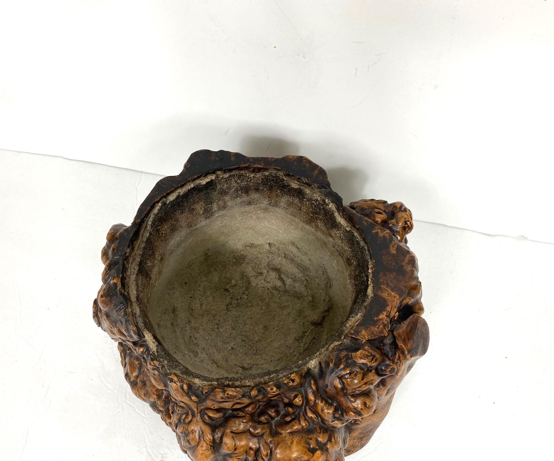 Radice di albero hibachi della fine del XIX secolo In condizioni buone in vendita a Pomona, CA