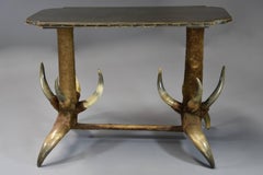 Late 19th Century Highly Decorative and Unusual German Cow Horn Table
