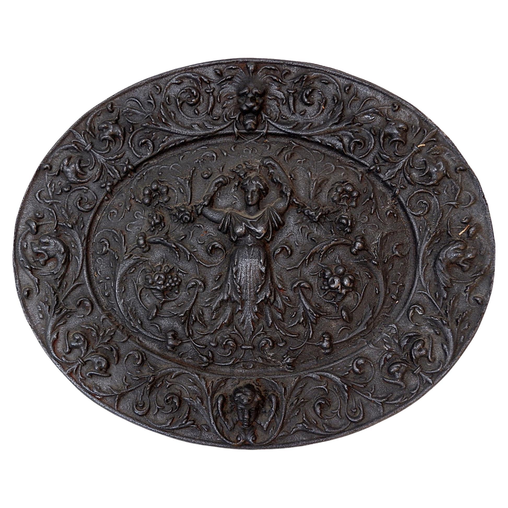 Médaillon très décoratif de la fin du XIXe siècle, American Radiator Company